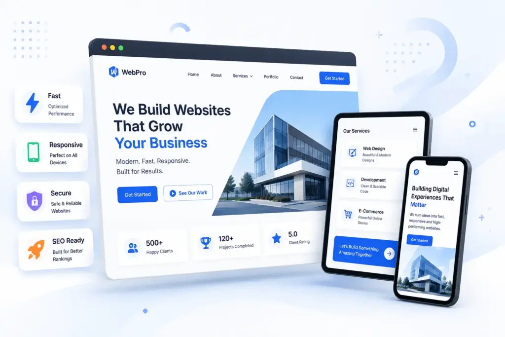 Website development services in Sydney creating responsive, SEO-friendly, fast-loading business websites for desktop, tablet, and mobile devices.